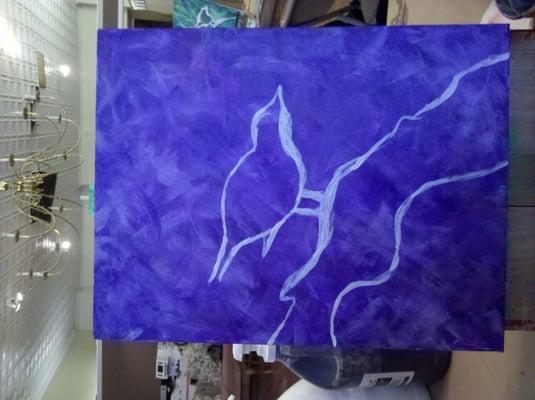 Corks n' Canvas painting session...only $25