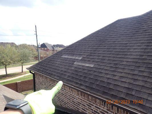 Previous repair on roof indicated possible many issues...