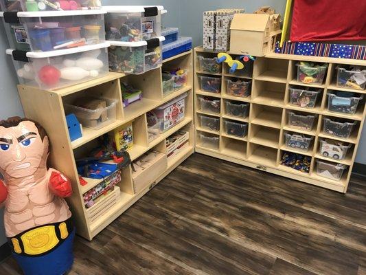 Play therapy room dedicated for our littlest clients.