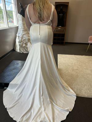 Back photo of Bridal alterations