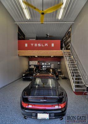 A great example of a smaller garage