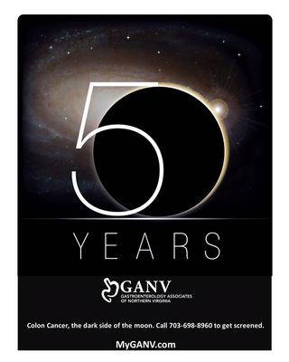 50? #goforthemoon #getscreened #coloncancer #darksideofthemoon #myganv