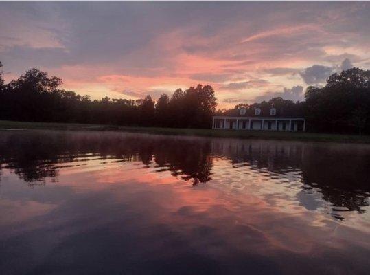 Sunset skies at St Gemme