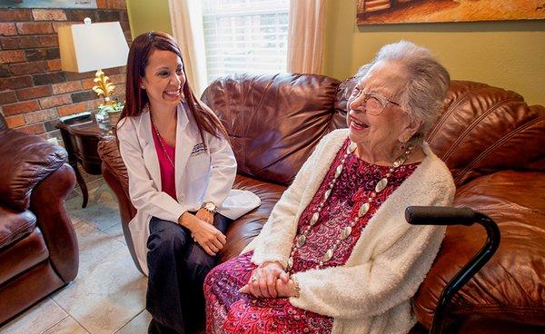 Hospice care is provided wherever patients call home, whether it be a hospital, nursing home, assisted living or your personal residence