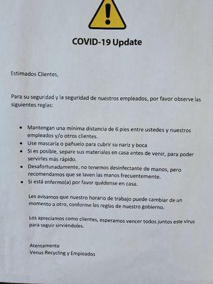 actualización de covib-19