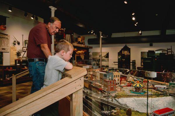 Come and see our model train exhibit!