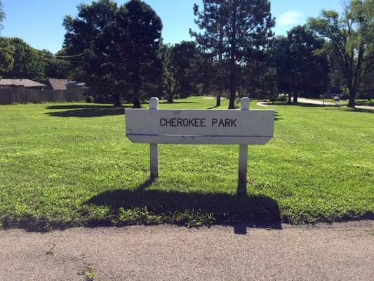 Park Sign at 91st & Hemlock