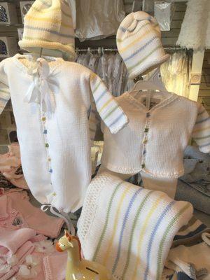 Amazing collections of fine handmade knits for newborns