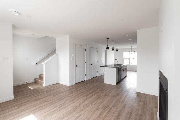 Luxury Vinyl Planks are the perfect choice for this condo!