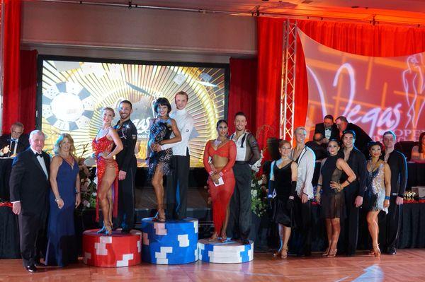 Oleg Astakhov and students winner of Vegas Open 2018 ballroom dance competition !