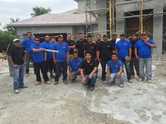 Are team from Franco Plastering ready for any project.