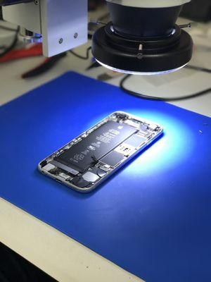 iPhone logic board repair