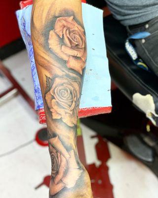 Rose hand piece