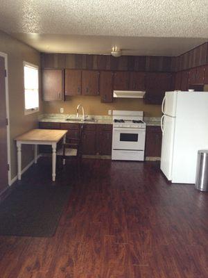 Private kitchenette and dining area