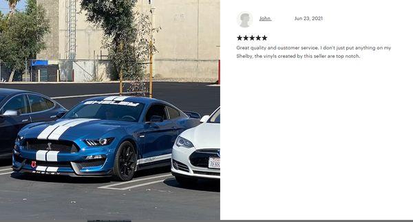 Customers Love Mustang Windshield Banners