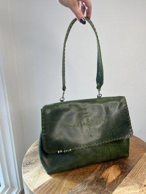 Cindy Kirk 100% ethical and sustainable leather. Handmade