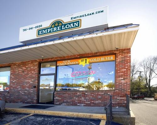 Empire Loan in Stoughton is located at 353 Washington St., Rte. 138, between CVS and Wendy's.