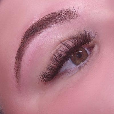 Hybrid full set + Eyebrows wax& henna