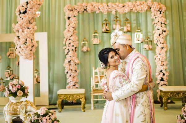 South Asian Mandap Photo: Priyanka Rao Photography