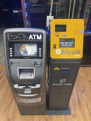 We have a Bitcoin and an atm machine!