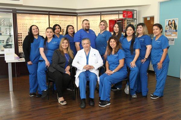 Dr Gonzalez and the Eye Team