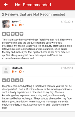 Don't forget to check out the Yelp "not recommended" for a couple more 5 star reviews!