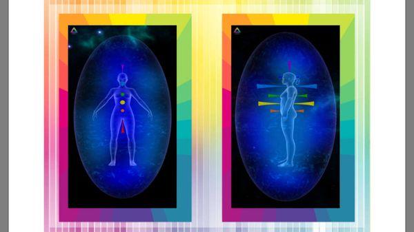 Aura and Chakra 3D images