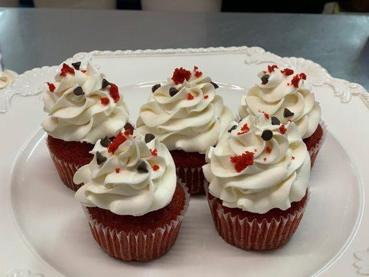 Red velvet with chocolate chips!