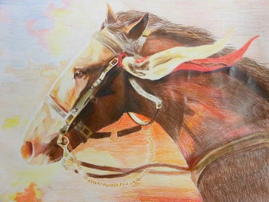 Color Pencil by Tina Fann  (8th grade)