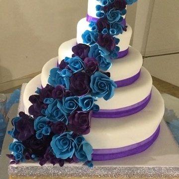 Hand designed wedding cakes