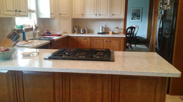 This is the kitchen i cleaned.