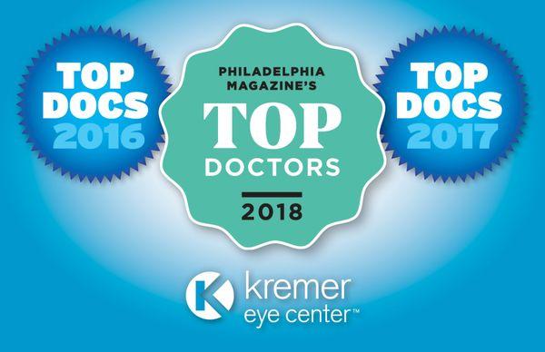 Philadelphia Magazine Top Doctors 2016, 2017 and 2018!