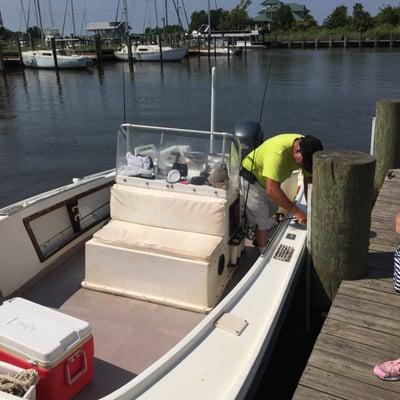 The boat is great for kids with high sidewalls