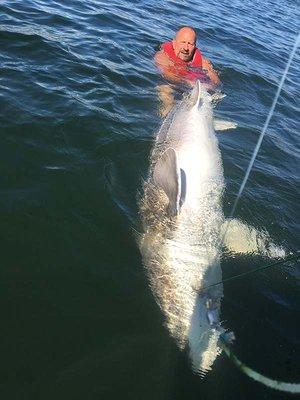 Sturgeon Fishing Near Newport, Oregon