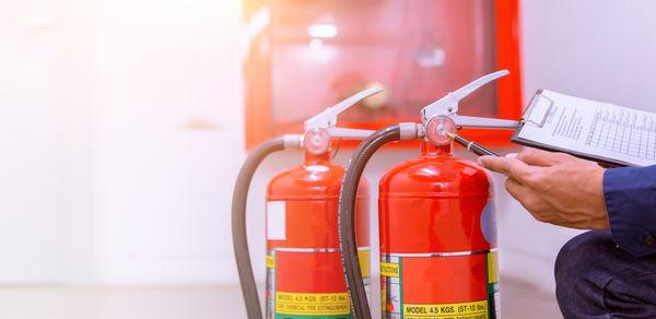 We service Fire Extinguishers, Fire Sprinklers, Kitchen Hoods, and Backflow Devices. Call us today for a quote!