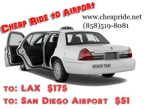 Cheap Ride to San Diego Airport (from $51 ) and LAX ($175)