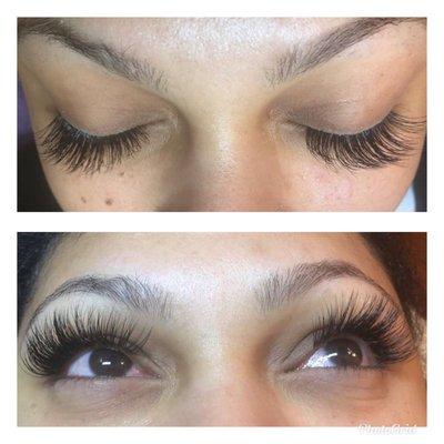 2D Volume Lash Extensions