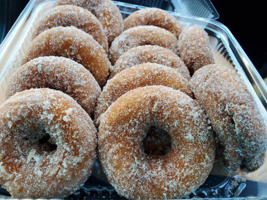 Apple cider doughnuts!