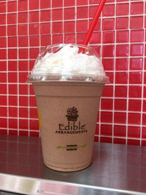 Yum try a delicious frozen hot chocolate with whip cream!!