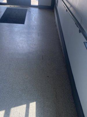 Floors in the hallway building