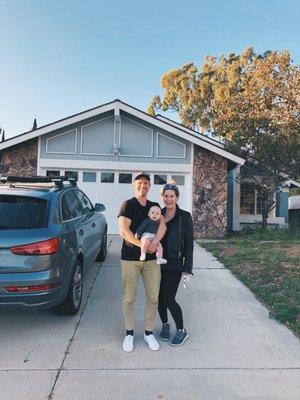 Happy first time home owners in Oceanside, CA!