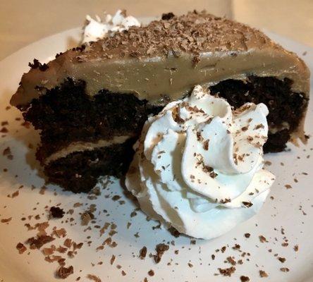 Chocolate cake with Peanut butter icing