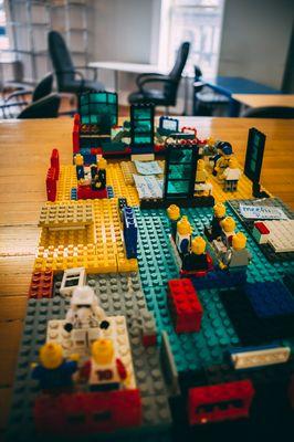 Using Legos to design our new office space