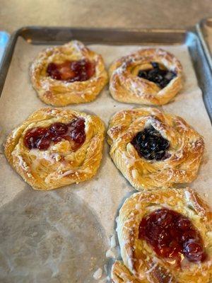 Fruit filed pastries