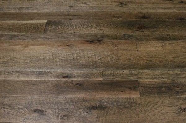 3,5,7 inch mix plank hickory whiskey barrel finished with Woca oil