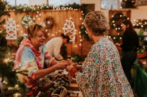 Christmas Wreath Event at The Plant Shop at Aspen Ridge!