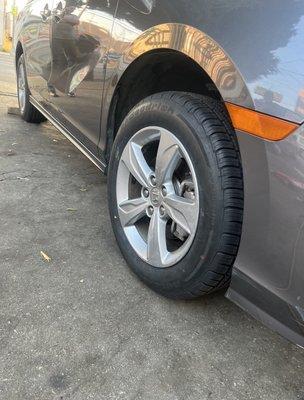 New tires