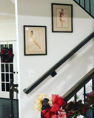 We love when our clients send us photos of their finished pieces in their homes!