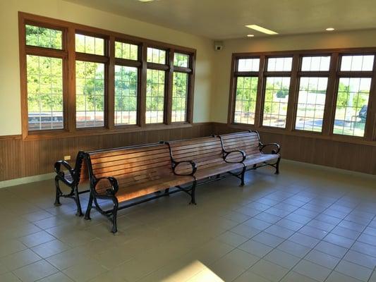 Interior of Station- East Waiting Area.