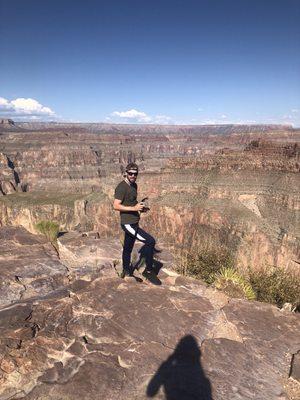 Grand Canyon West. from the parking lot we were taken by bus.